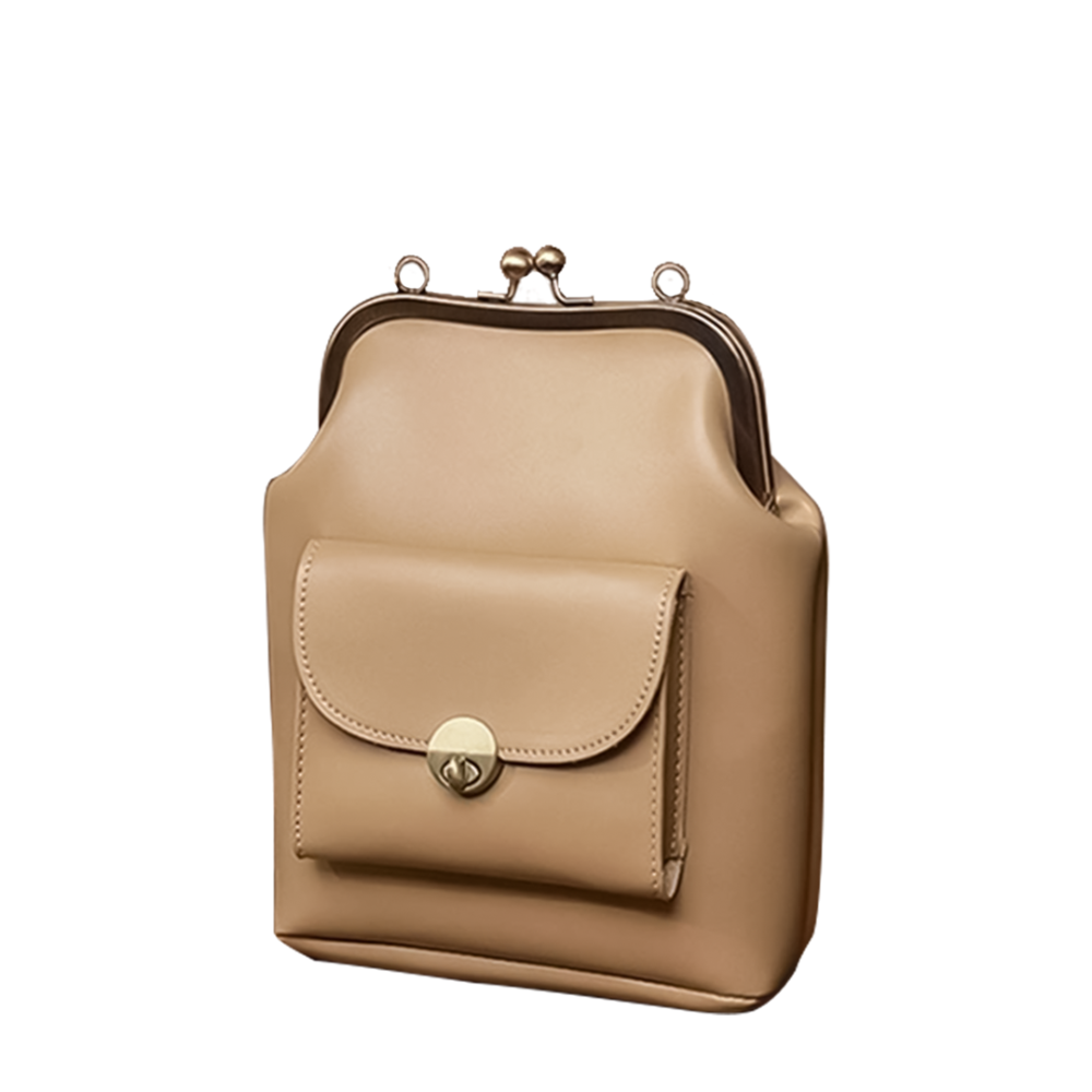 Margarete – Vintage Kussverschluss Schultertasche