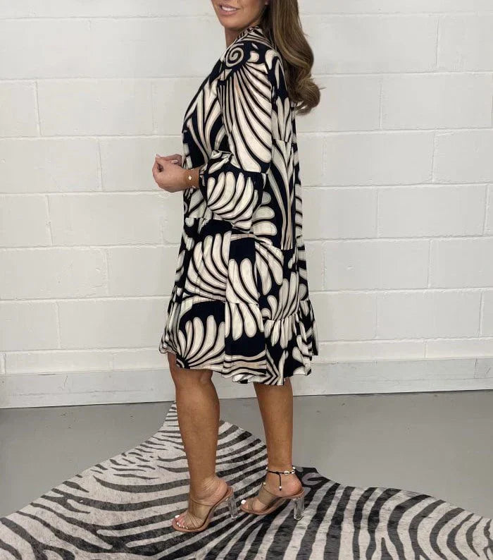 Fenella - V-Ausschnitt-Kleid