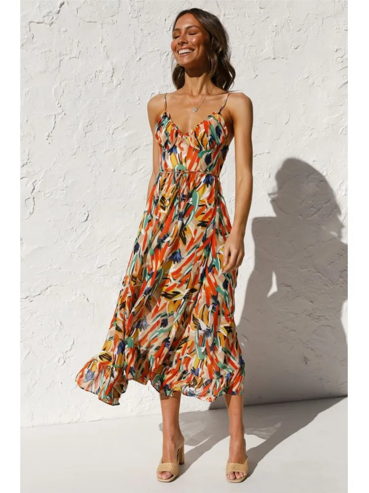 Eva™ | Buntes Kleid
