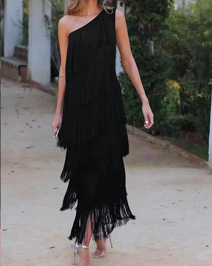 Lauren - Kleid mit Fransen