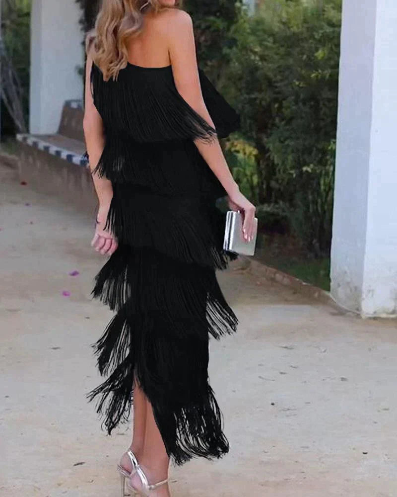 Lauren - Kleid mit Fransen