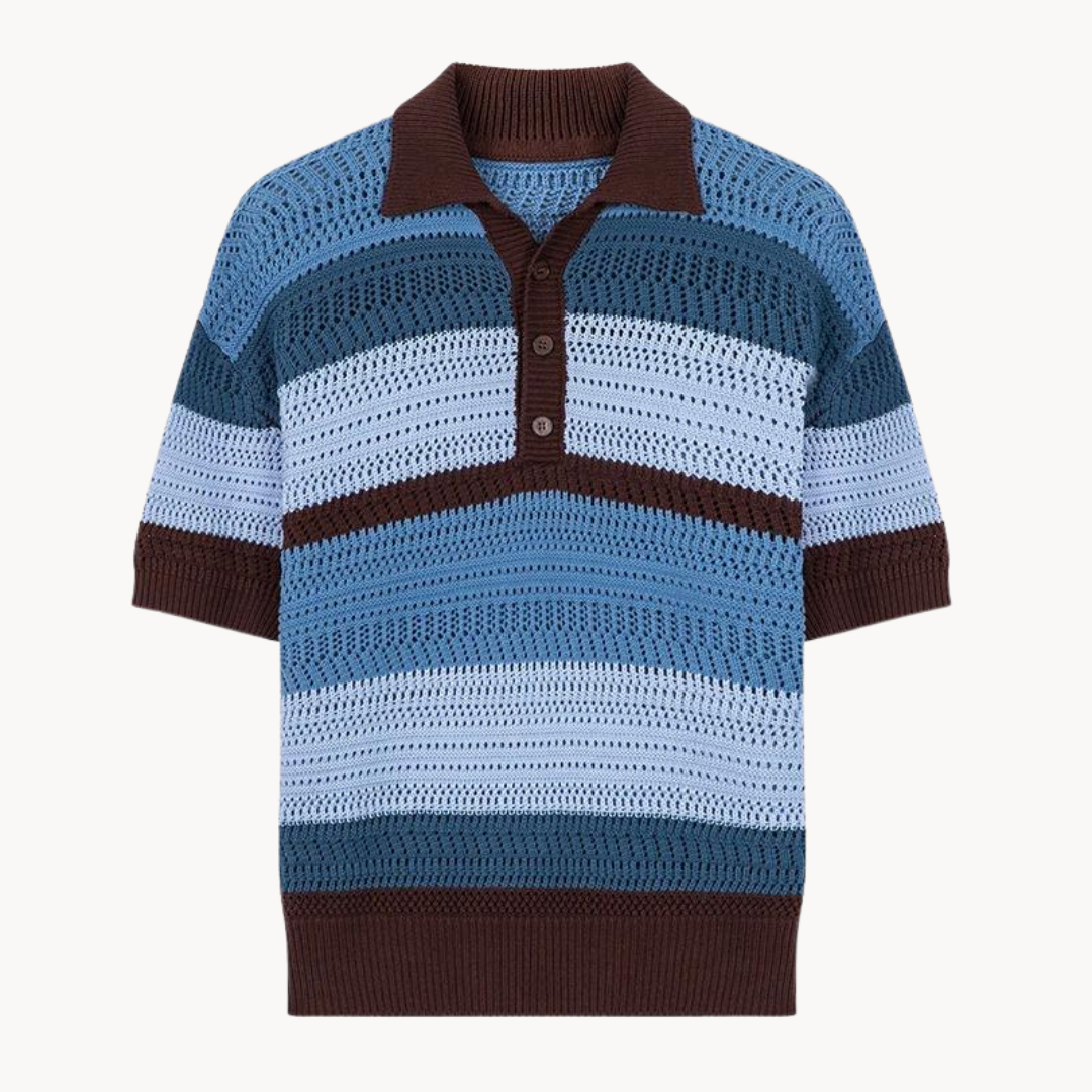 Desmond - Retro Inspiriert Strickpolo