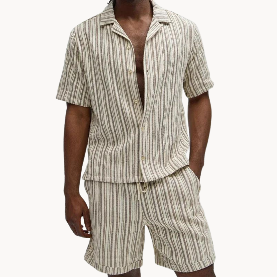Duke - 60s Cabana Inspiriert Polo-Set