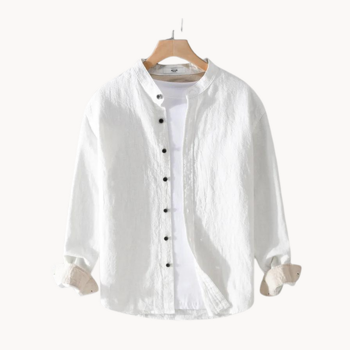 Elton - Leinen Langarmshirt