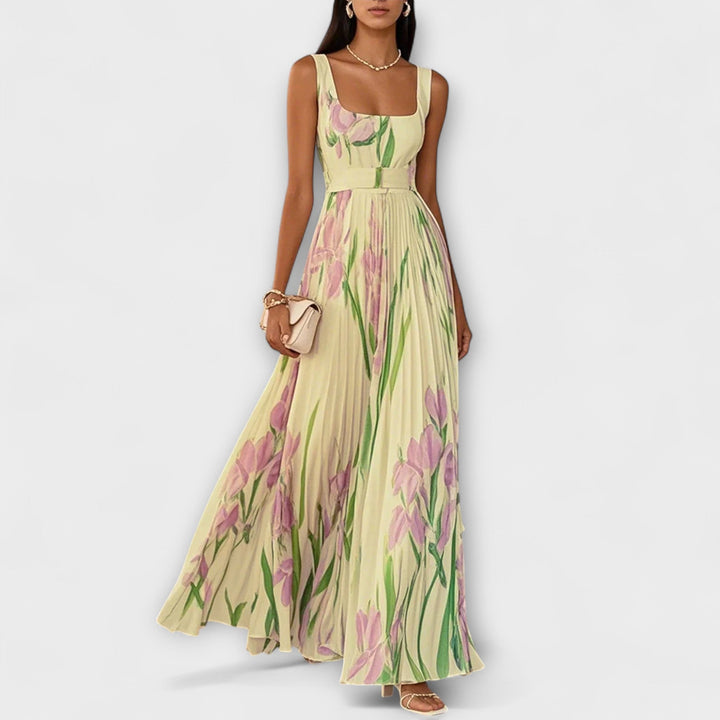 Hallie - Florales Maxikleid