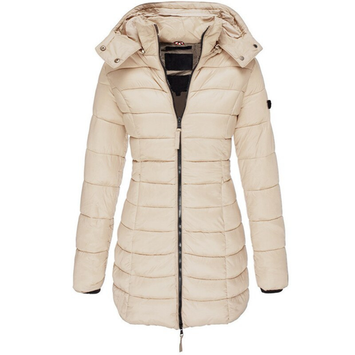 Elisa – Bequeme Daunenjacke mit Kapuze und Reißverschluss