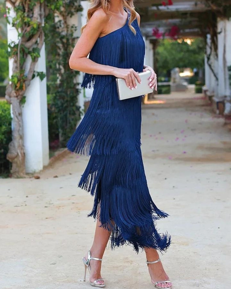 Lauren - Kleid mit Fransen