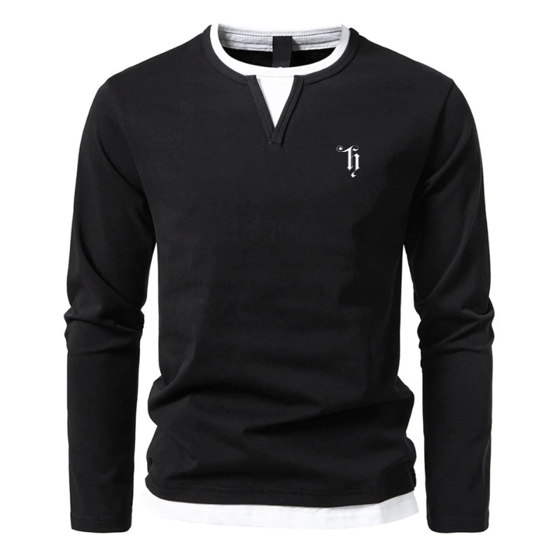 Horace - Double Layered Langarm Shirt