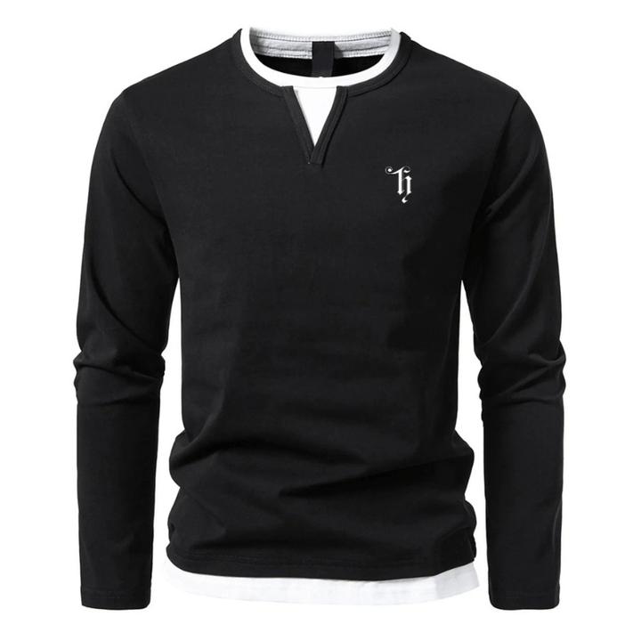 Horace - Double Layered Langarm Shirt