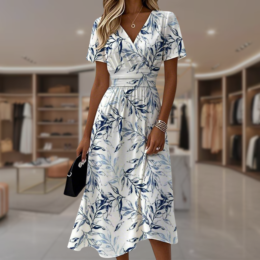 Megan - Elegantes Blumenkleid