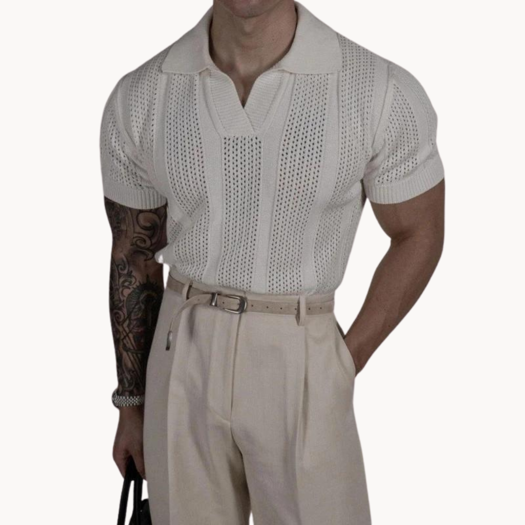Harold - Vintage Strickpolo