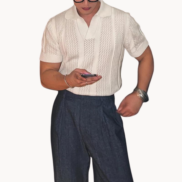 Harold - Vintage Strickpolo