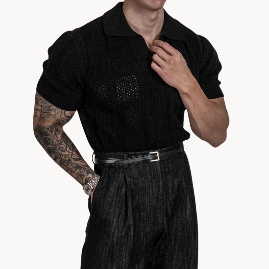 Harold - Vintage Strickpolo