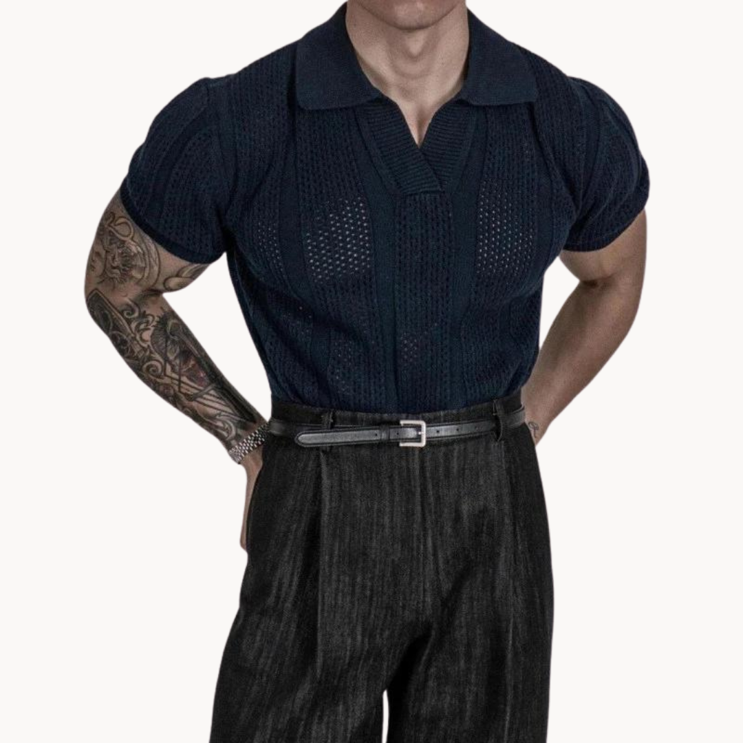 Harold - Vintage Strickpolo