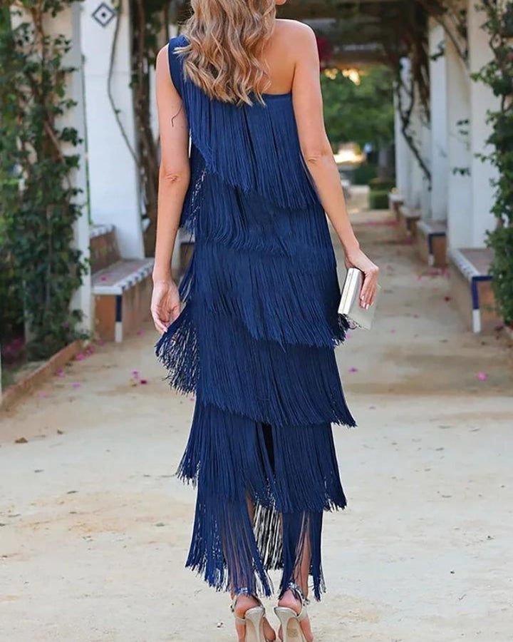 Lauren - Kleid mit Fransen