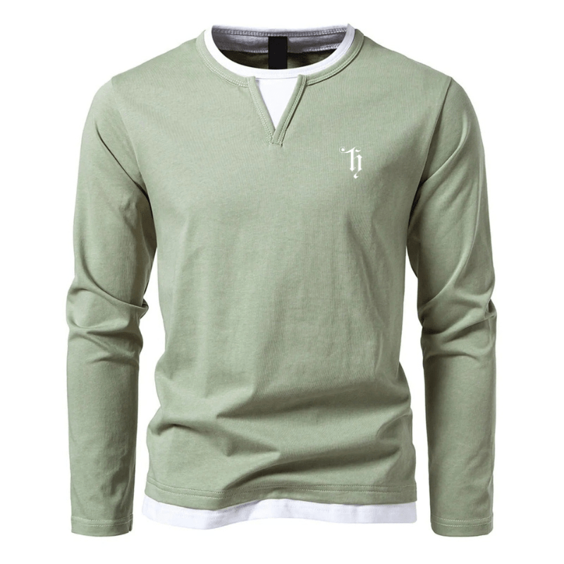 Horace - Double Layered Langarm Shirt