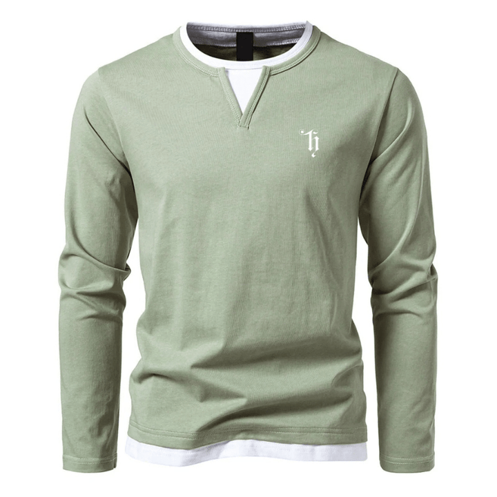 Horace - Double Layered Langarm Shirt