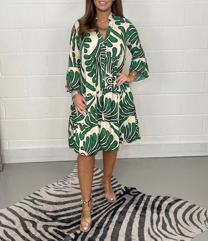 Fenella - V-Ausschnitt-Kleid