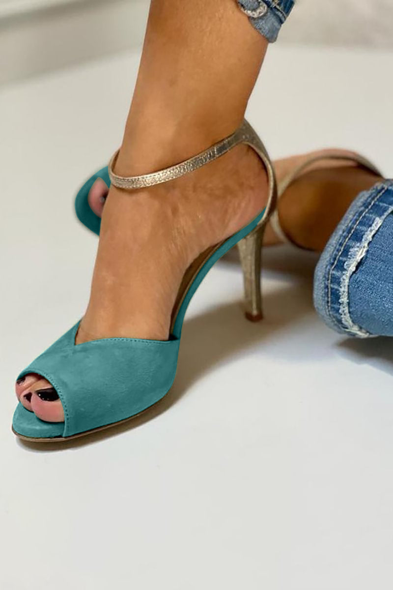 Lilli™ - Glänzende Heels mit Riemchen