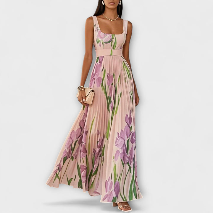 Hallie - Florales Maxikleid