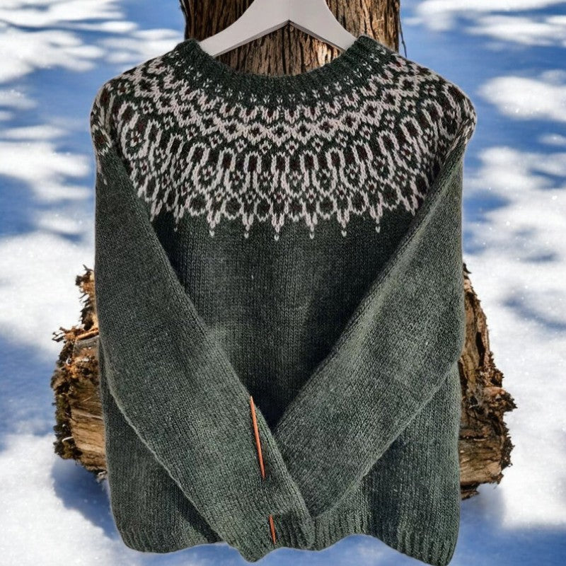Fara - Jacquard-Pullover