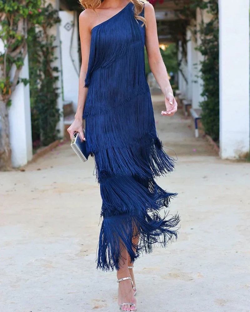 Lauren - Kleid mit Fransen