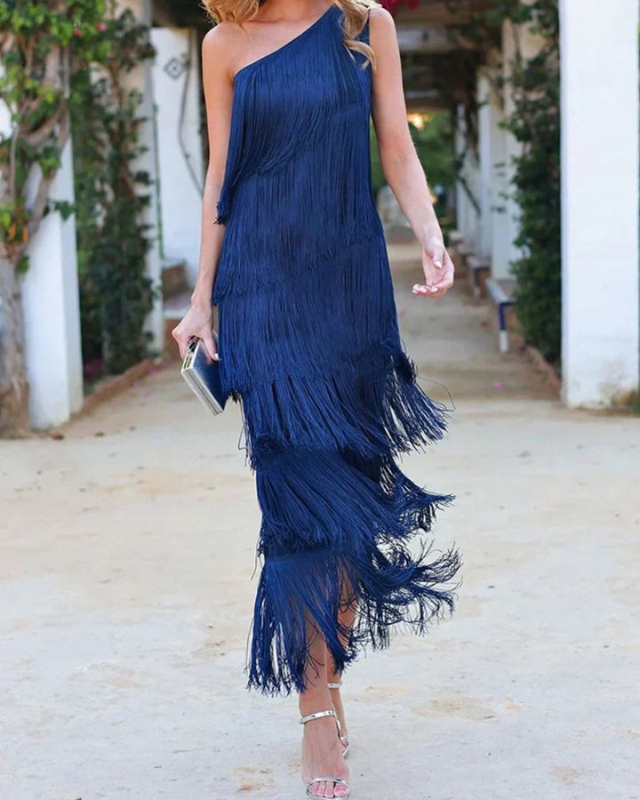 Lauren - Kleid mit Fransen