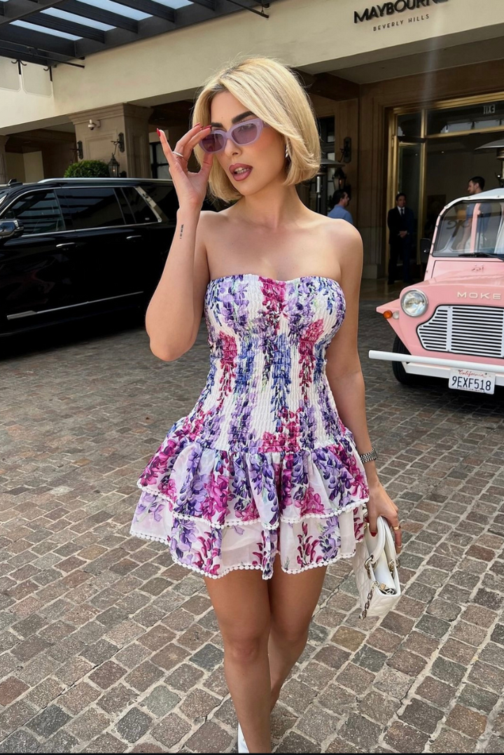 Micah | Bubblegum Minikleid