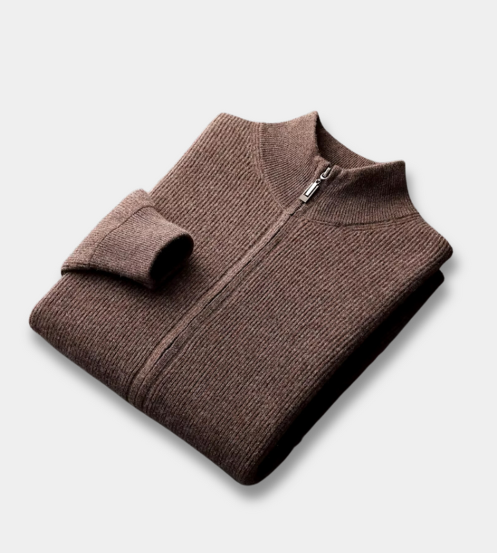 Levi - Strickjacke mit durchgehendem Reißverschluss