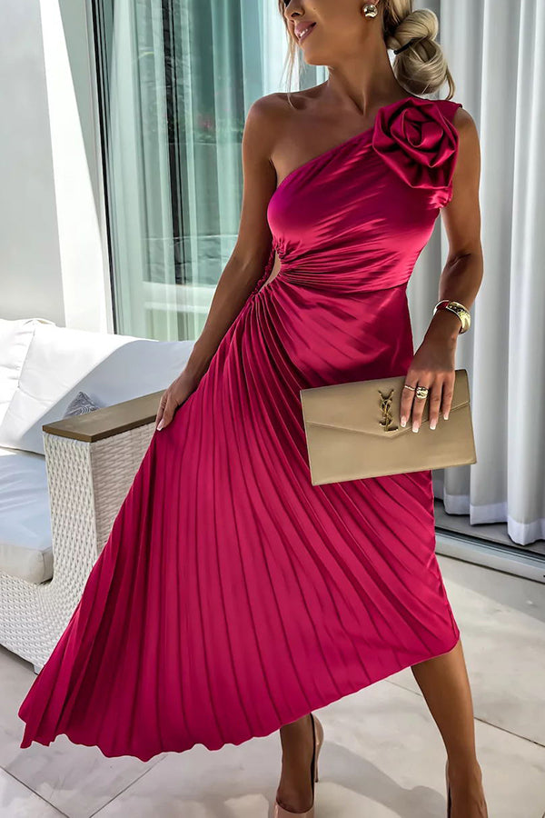 Lizbeth - Kleid mit Blumen-Schultern