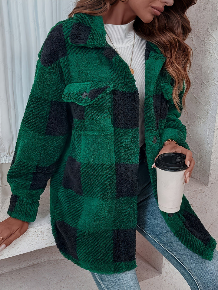 Lily – Weiche Plüschjacke