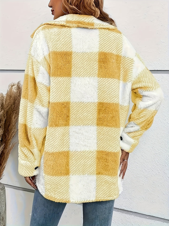 Lily – Weiche Plüschjacke
