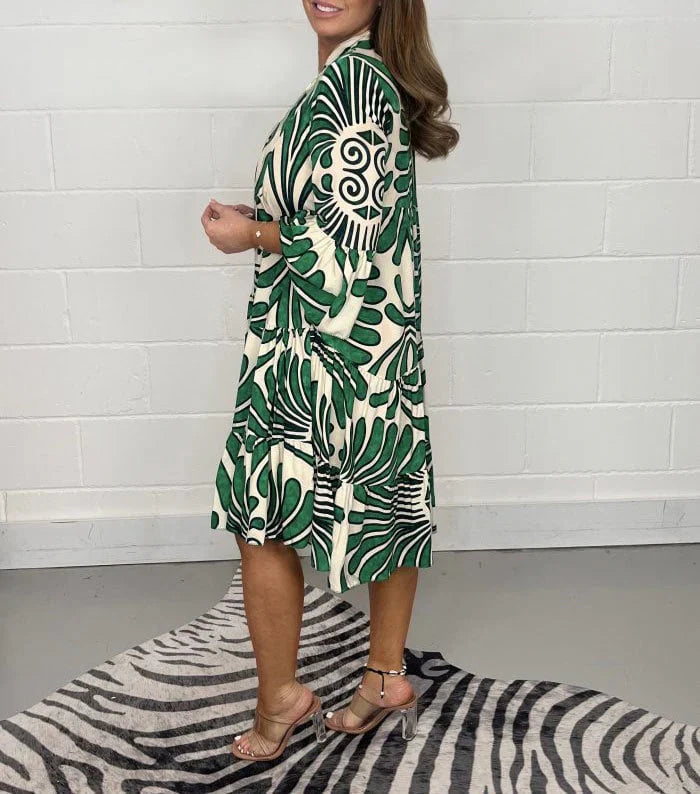 Fenella - V-Ausschnitt-Kleid