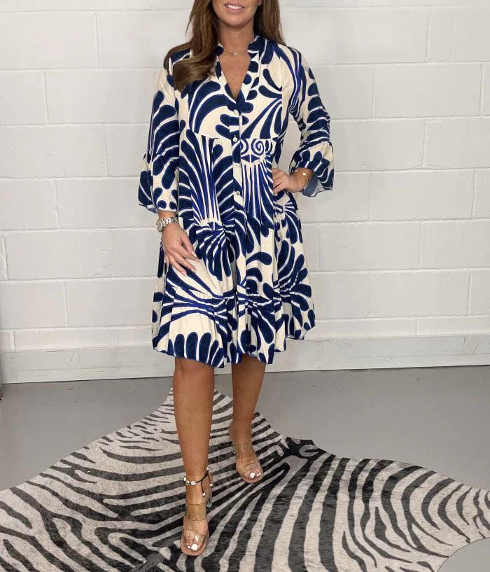Fenella - V-Ausschnitt-Kleid