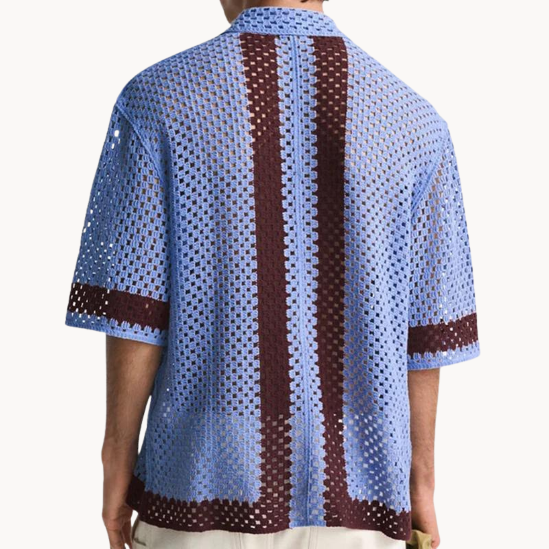 Micah - Mesh Strickshirt