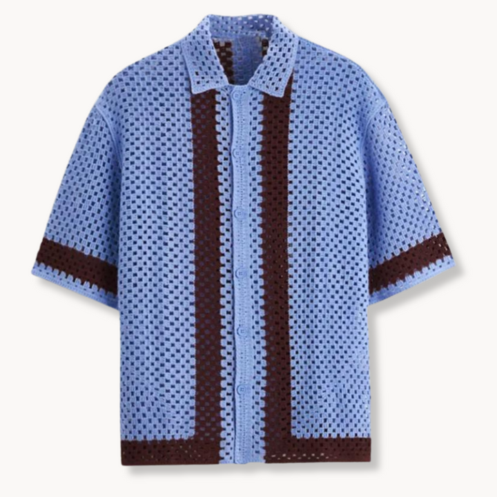 Micah - Mesh Strickshirt