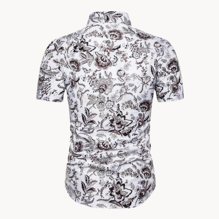 Jeremiah - Retro Inspiriert Blumenpolo