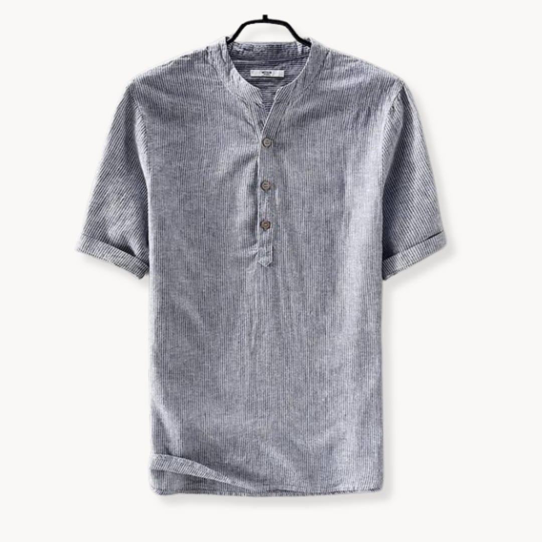 Joaquin - Luxury Gestreiftes Leinenhemd