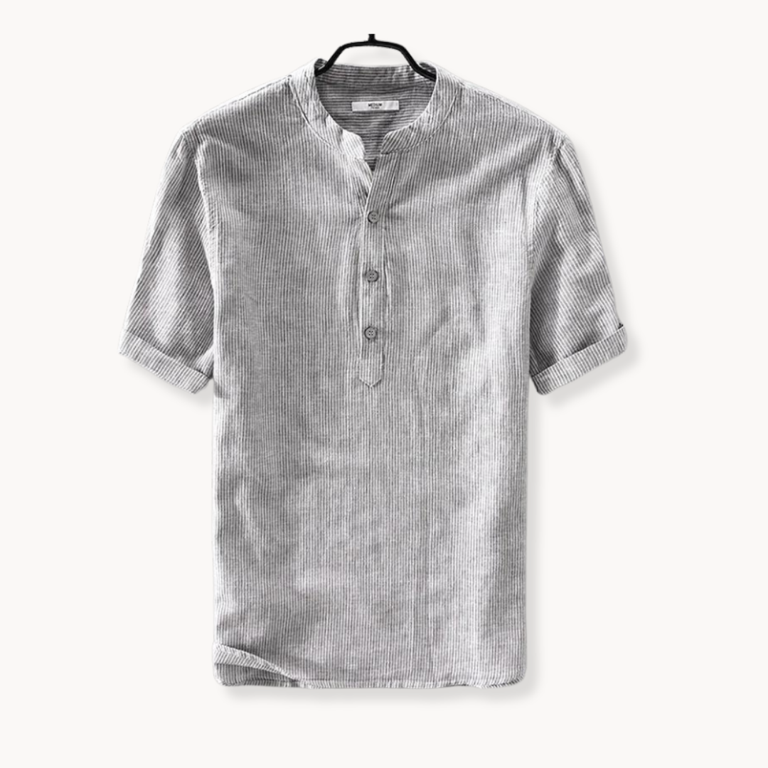 Joaquin - Luxury Gestreiftes Leinenhemd