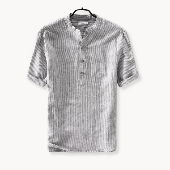 Joaquin - Luxury Gestreiftes Leinenhemd