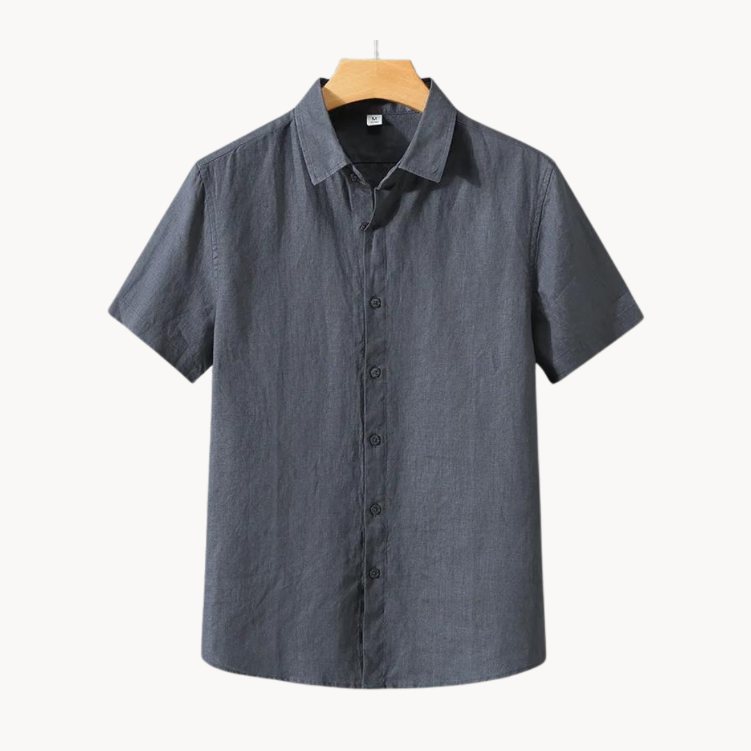 Halston - Leinen Button-Down  Hemd