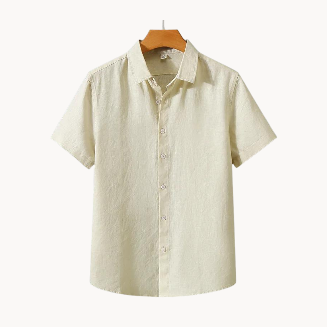 Halston - Leinen Button-Down  Hemd