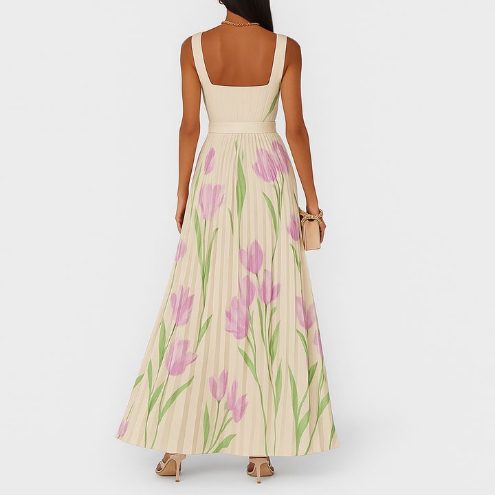 Hallie - Florales Maxikleid