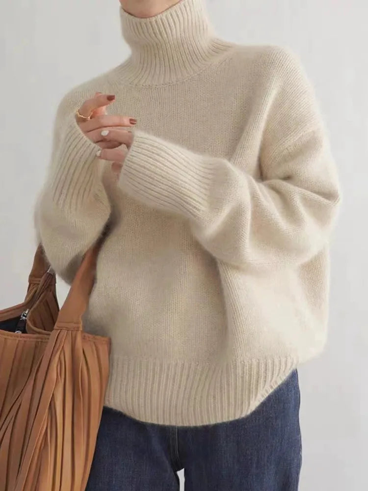 Marie - Rollkragenpullover aus Kaschmir