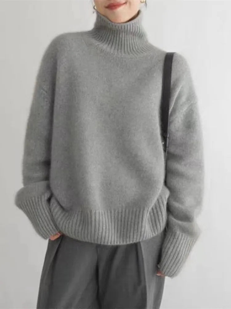 Marie - Rollkragenpullover aus Kaschmir