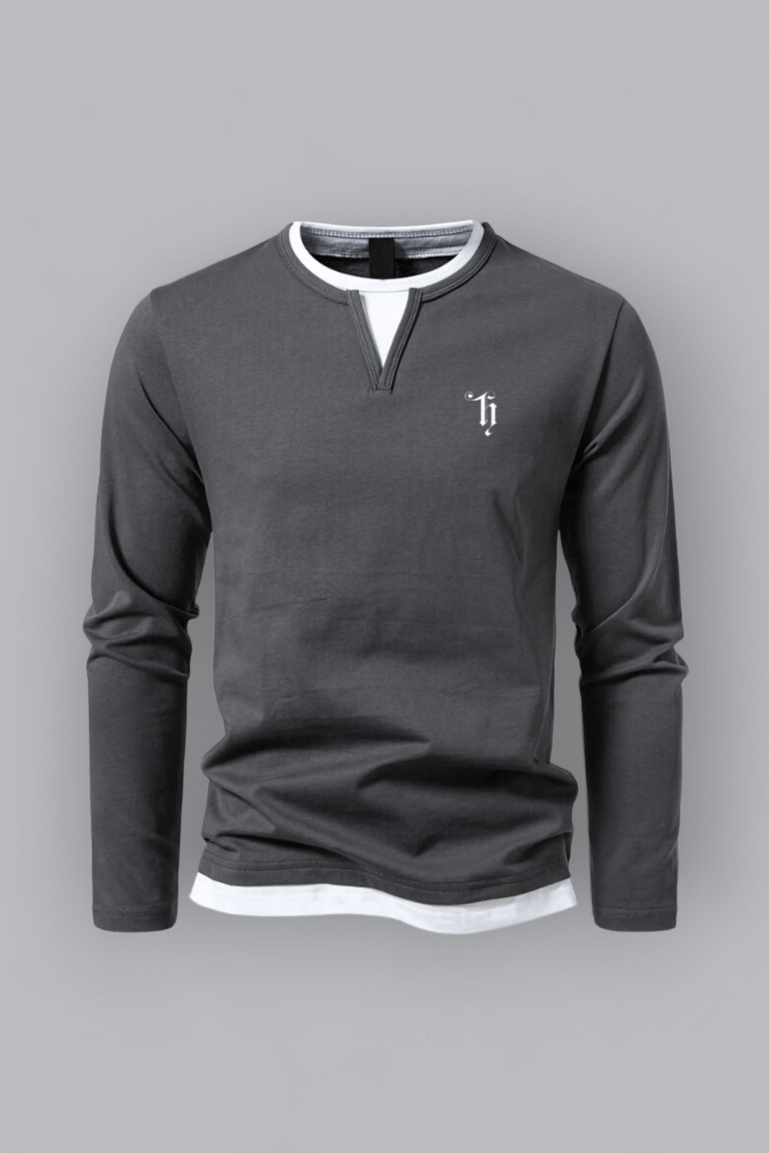 Horace - Double Layered Langarm Shirt