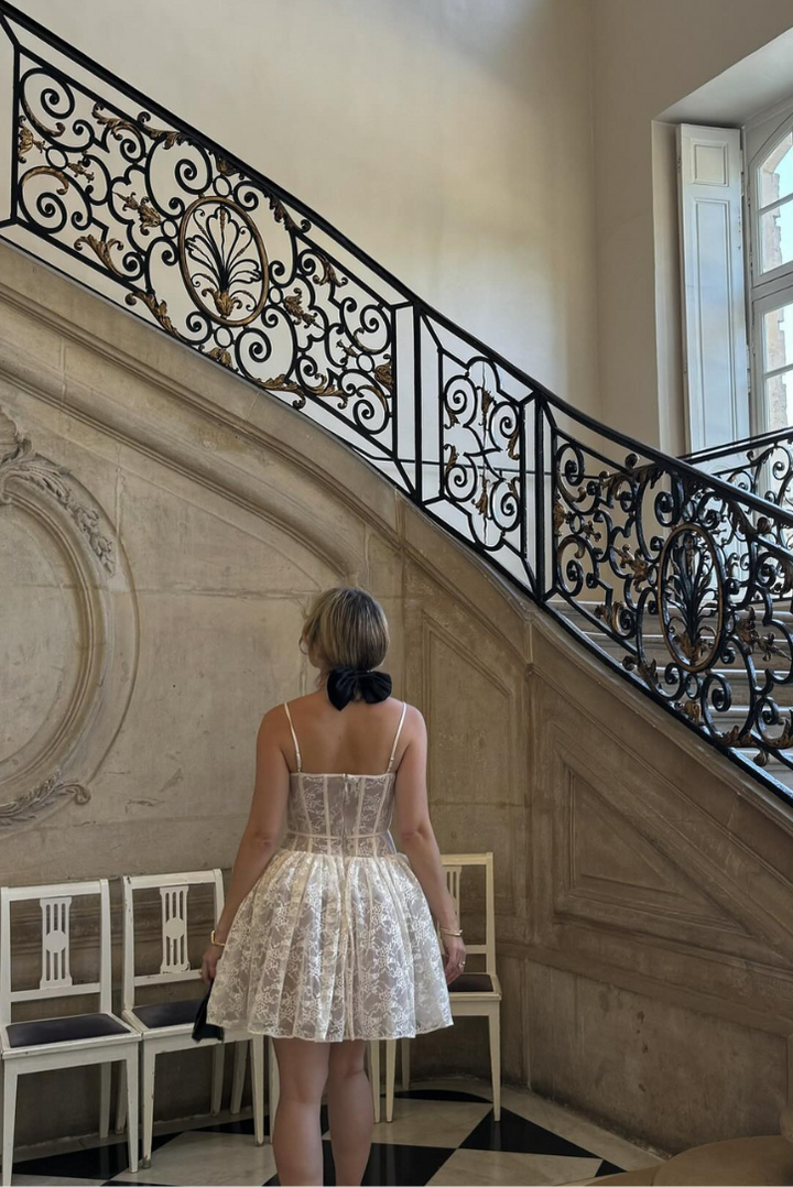 Indigo | Minikleid aus Spitze