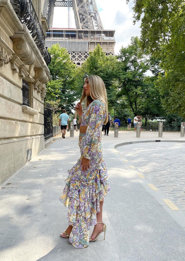 Livvy ™ | Einärmeliges Kleid mit Blumenmuster