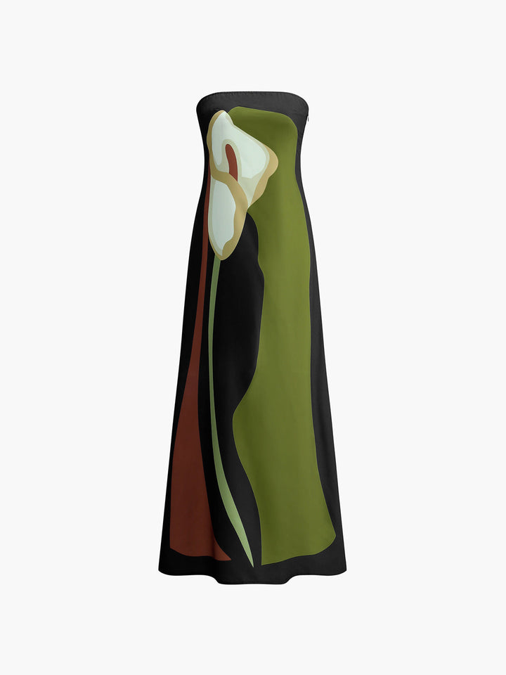 Harper | Trägerloses Maxikleid