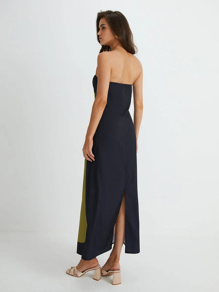 Harper | Trägerloses Maxikleid